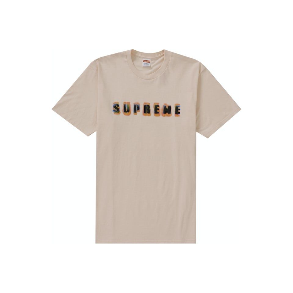 Supreme Stencil Tee in Pale Pink from the Fall/Winter 23 collection, a stylish and versatile wardrobe essential for any fashion enthusiast