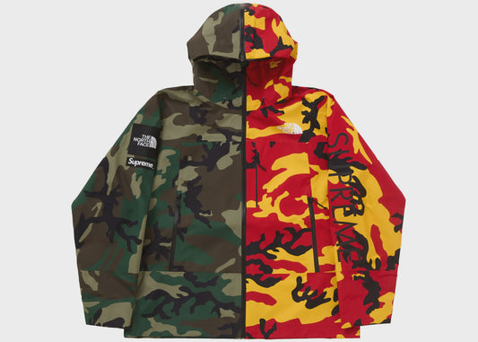 Supreme The North Face Split Taped Seam Shell Jacket - Woodland Camo (SS24)