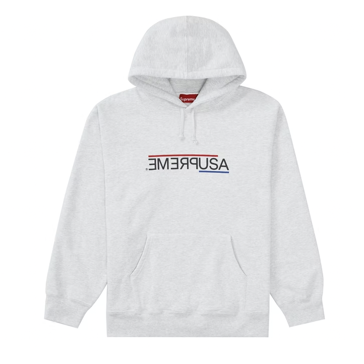 Supreme USA Hooded Sweatshirt -Ash Grey – Fresh Society