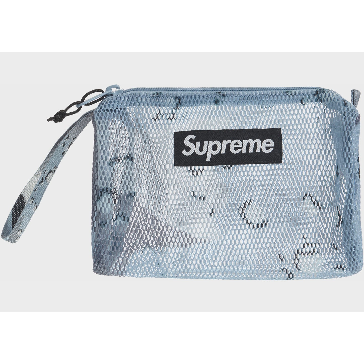 Blue chocolate chip camo supreme utility pouch from SS20 collection, perfect for everyday use