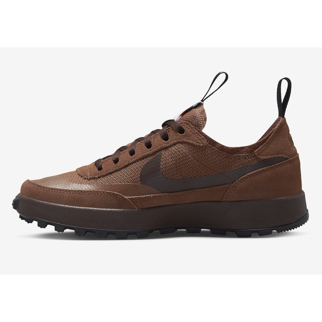 Alt text: NikeCraft General Purpose Shoe - Tom Sachs Field Brown (DA6672-201) designed for durability and versatility, perfect for outdoor activities and everyday wear