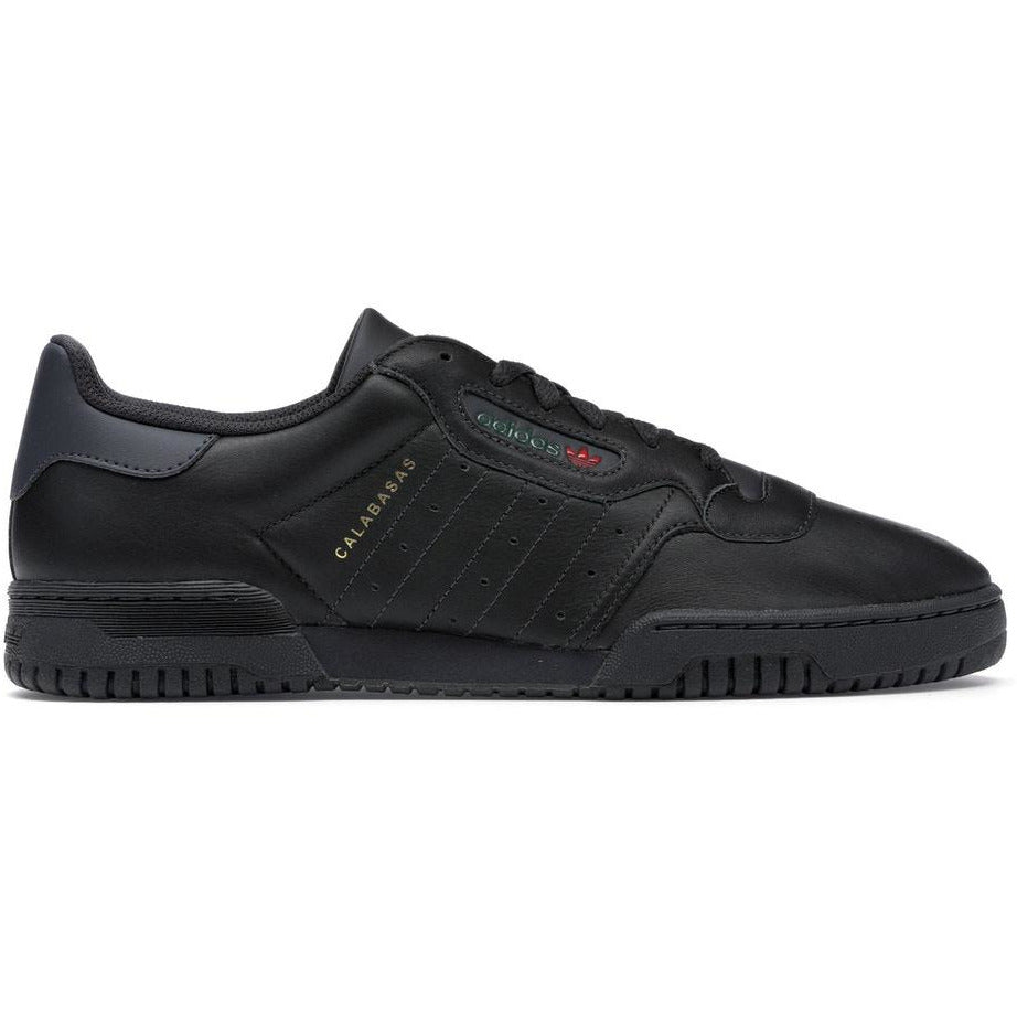 Black adidas Yeezy Powerphase Calabasas sneakers with stylish design and branding