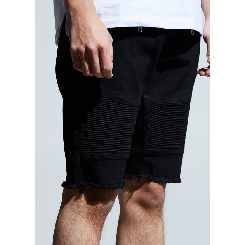 Embellish Black Spencer Biker Shorts (EMBSUQS19-114) - sleek and stylish activewear for women