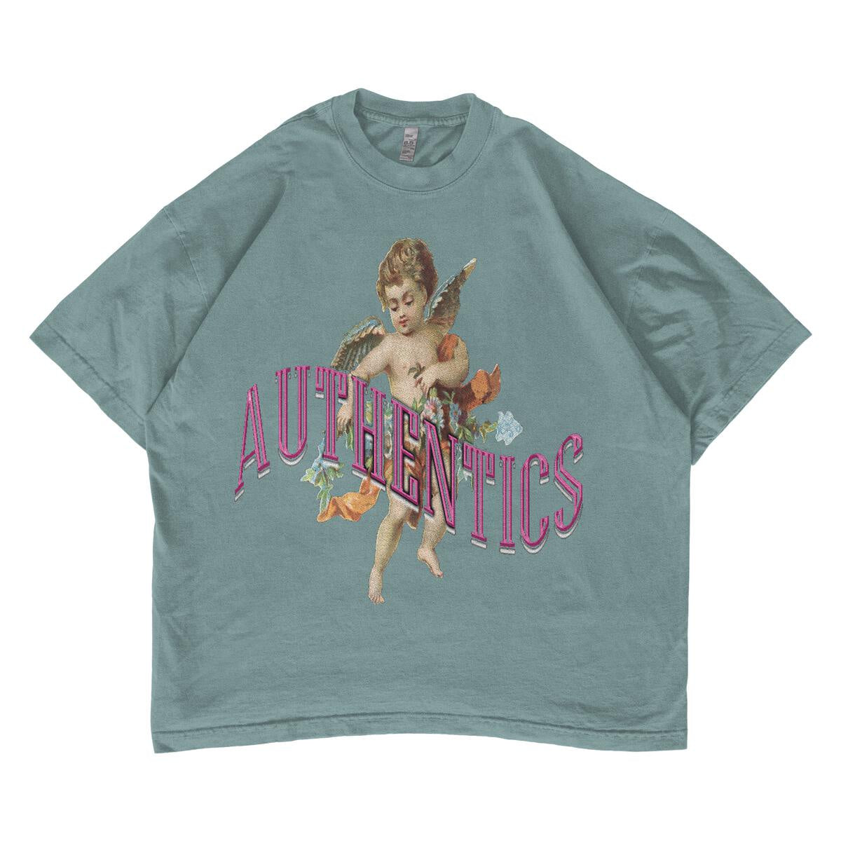 Authentics ANGEL Tee in Atlantic Green, a comfortable and stylish shirt perfect for everyday wear (ANGEL-ATGRN)