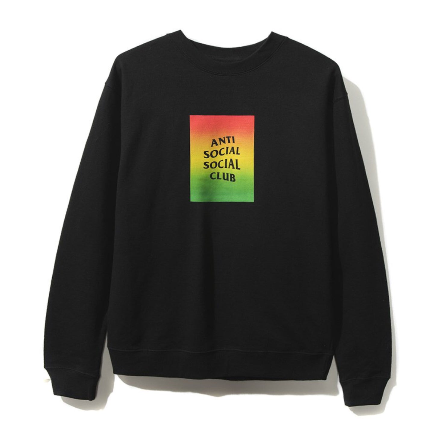 Black Anti Social Social Club Kingston Crewneck with bold white logo