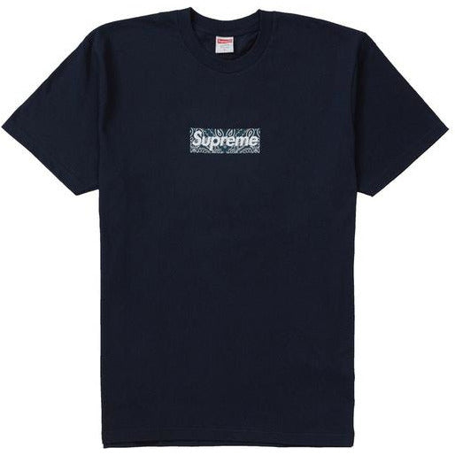 Supreme Bandana Box Logo Tee - Navy