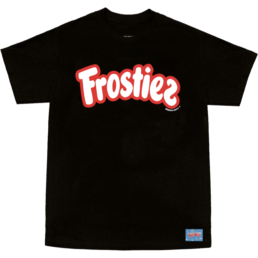 Black and red Frostiez Logo Tee with bold and stylish design