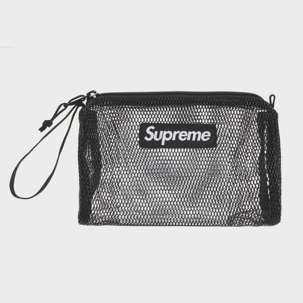 Black Supreme Utility Pouch from the SS20 collection, perfect for storing essentials