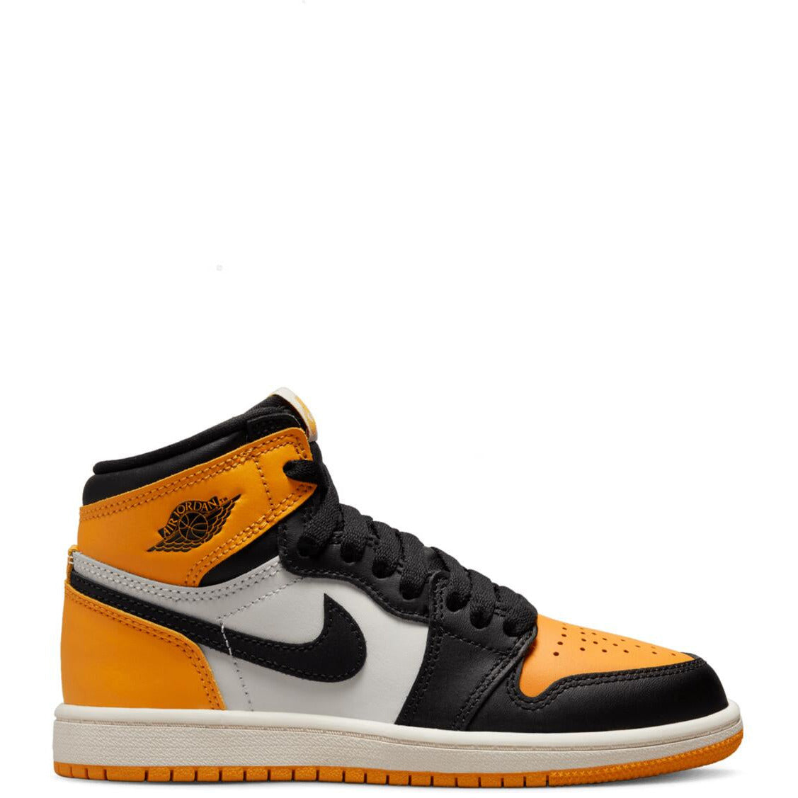 Jordan 1 Retro High OG - Taxi (PS) (AQ2664-771) kids shoes in yellow and black colorway