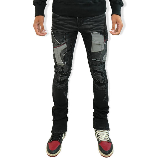 PREME Black Pockets Denim Jeans (PR-WB-1203)