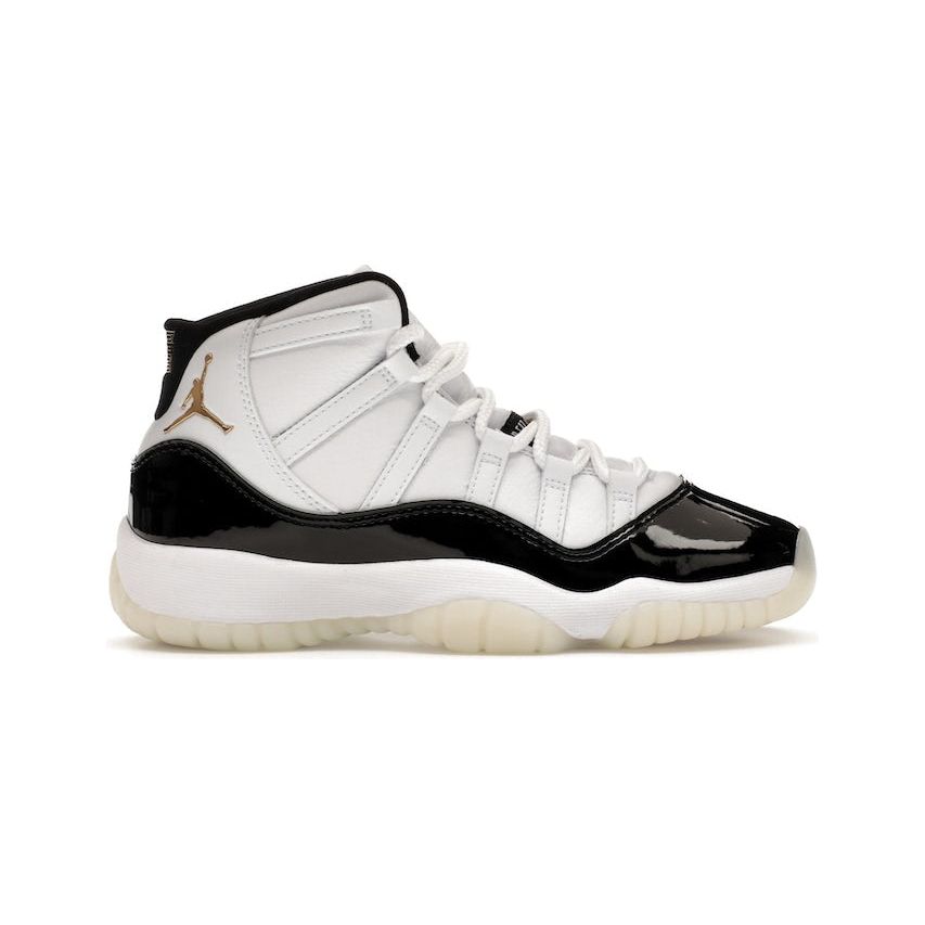 A detailed image of the Jordan 11 Retro - DMP Gratitude (GS) (378038-170) sneaker
