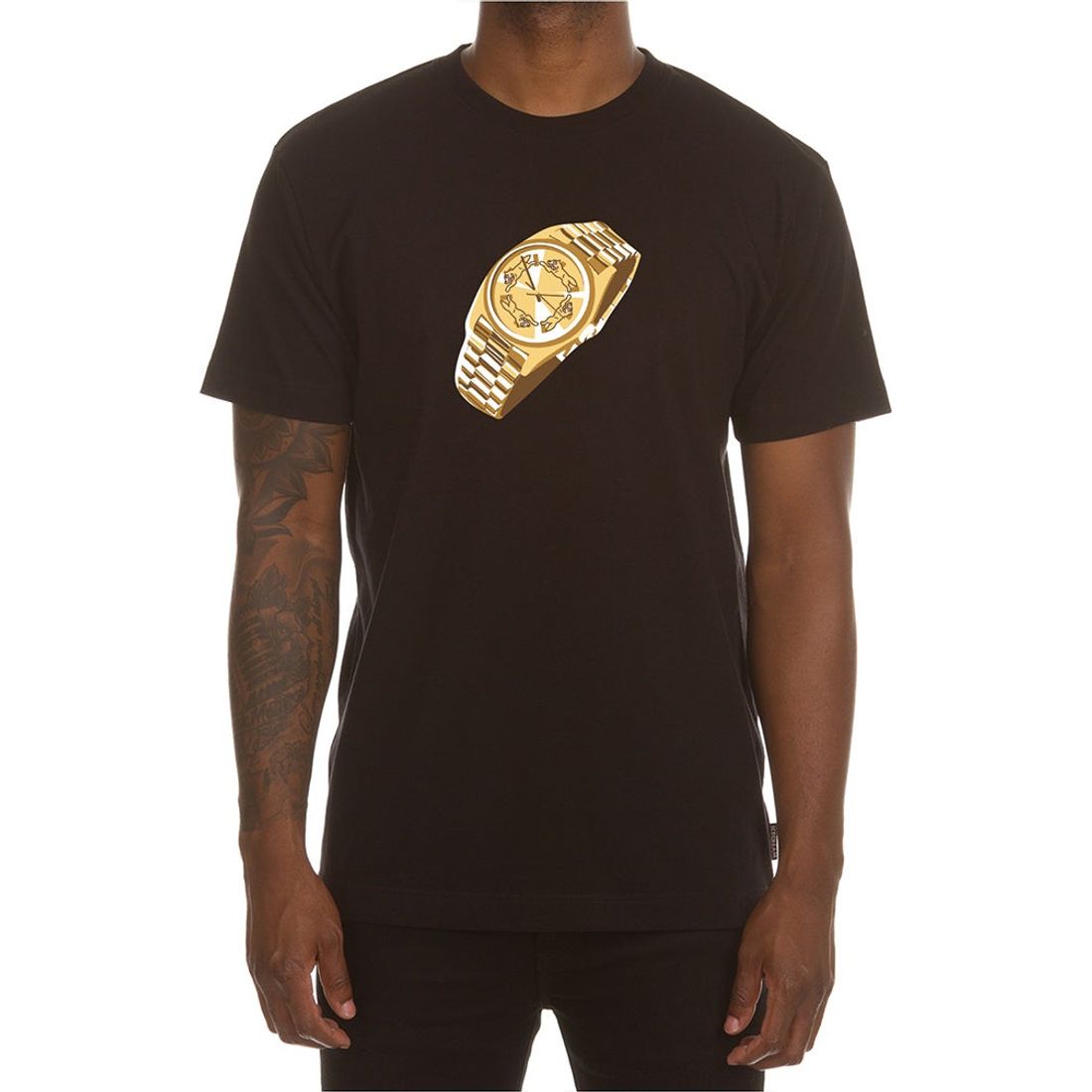 High-quality, stylish Ice Cream Fauxlex SS Black Tee with unique design (431-6205)