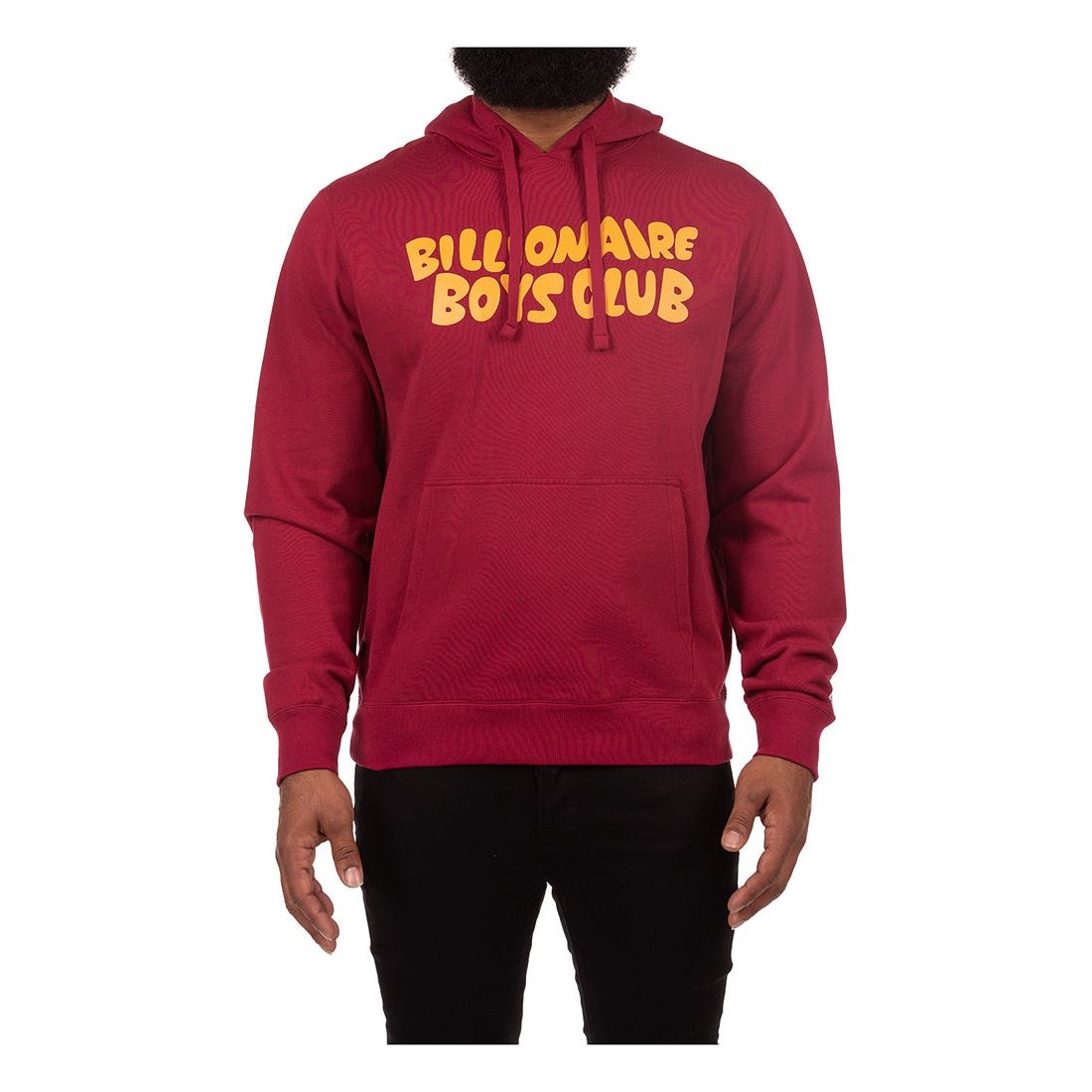 BBC Rumba Red BB Contact Hoodie (831-9303) on man walking in urban setting