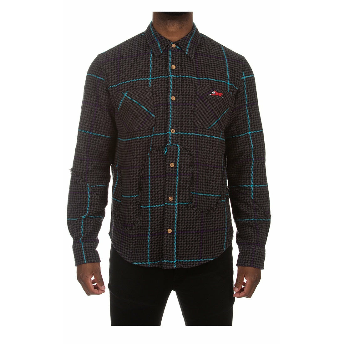 Stylish Ice Cream Big Melt LS Plaid Woven shirt with trendy design