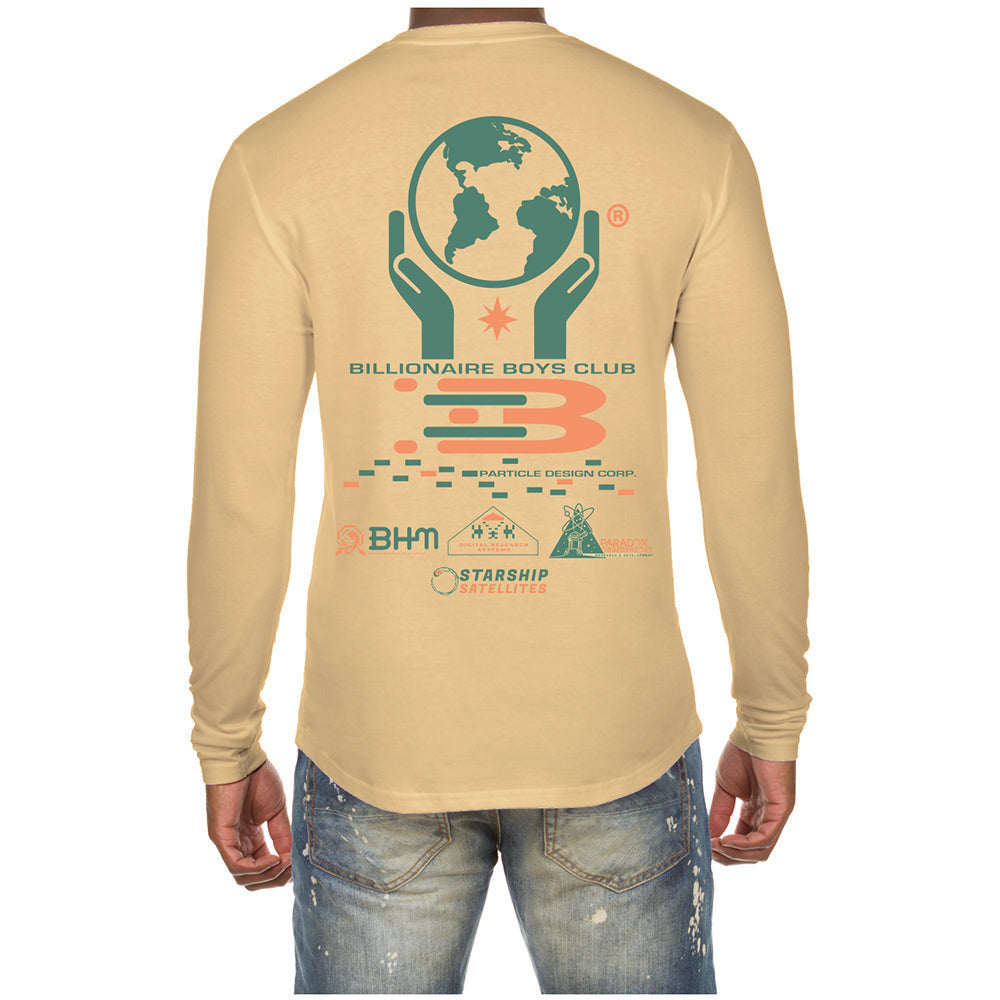 Black BBC Curry BB Particle Long Sleeve Tee with unique design