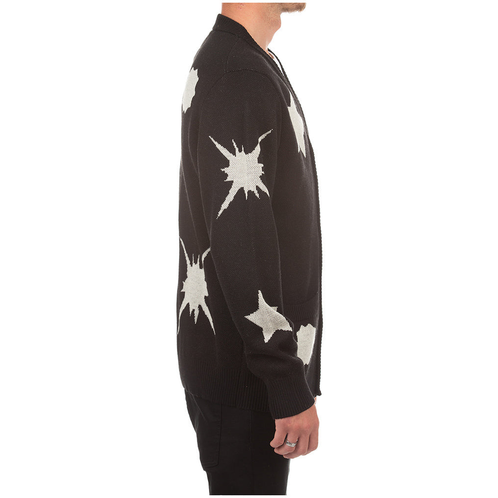 Black BBC Stargaze Sweater Vest with BB logo, perfect for layering in style (821-8504)