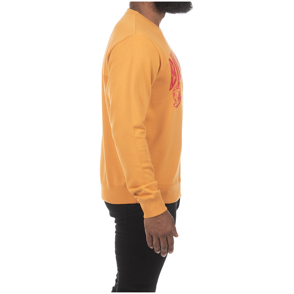 Beige BBC Buckskin BB Straight Font Crewneck sweater with comfortable crewneck and stylish font design