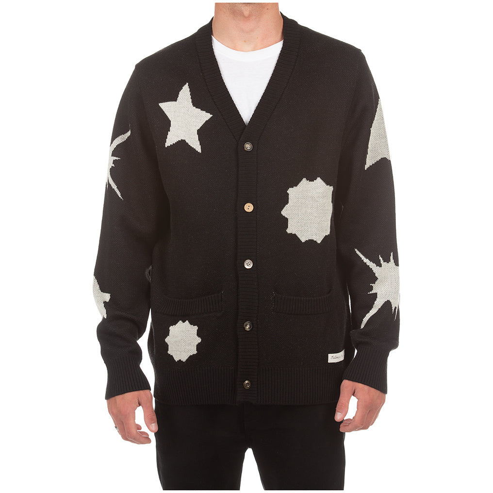 Black BBC Stargaze Sweater Vest featuring a cozy, sleeveless design (821-8504)