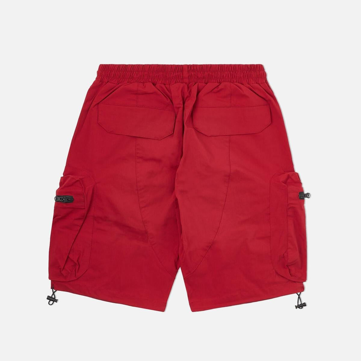8&9 Red/Black Combat Nylon Shorts (SHCOMPREDB)