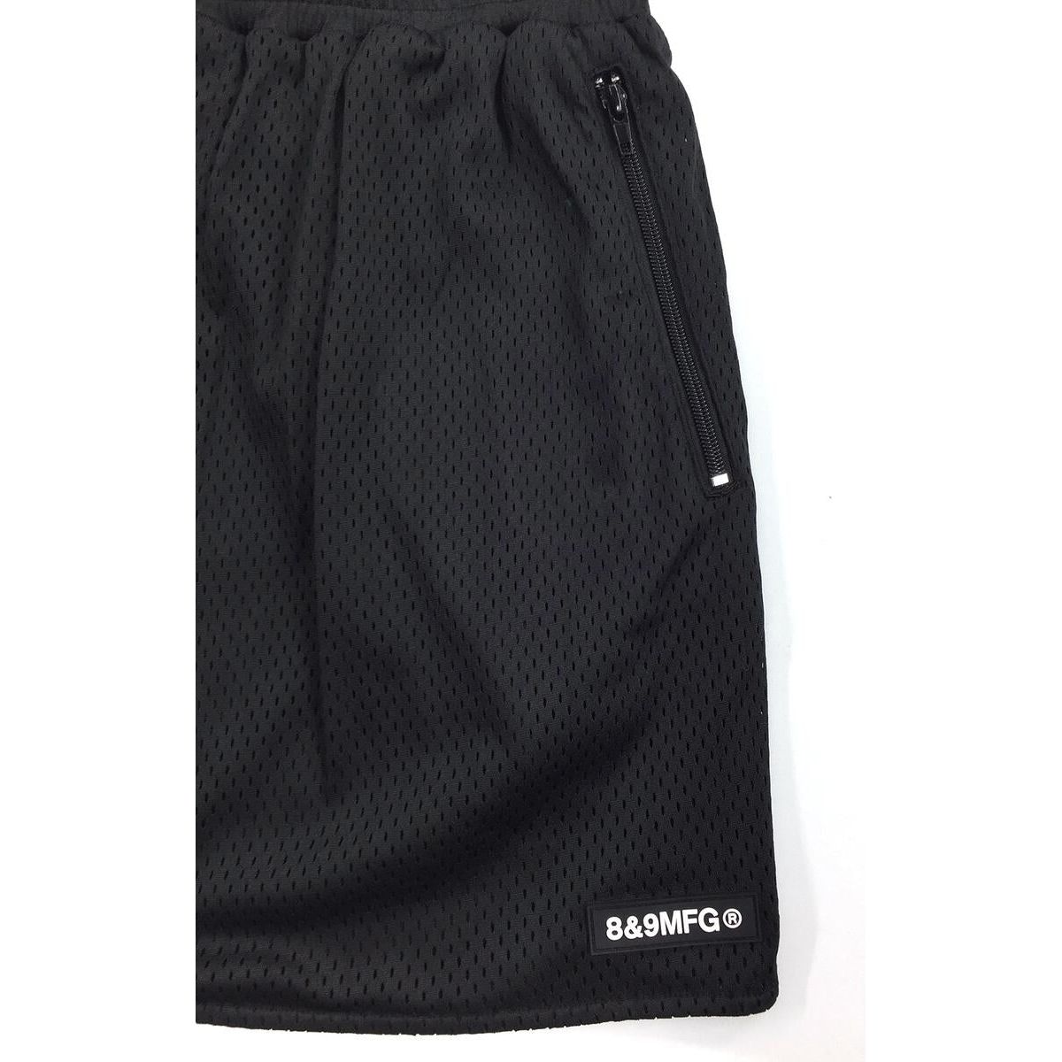 8&9 Black Everyday Mesh Shorts  (SHEMESBLK)