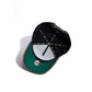 Reference "Paradise LA" Corduroy Snapback Hat - Black/Brown (REF213)