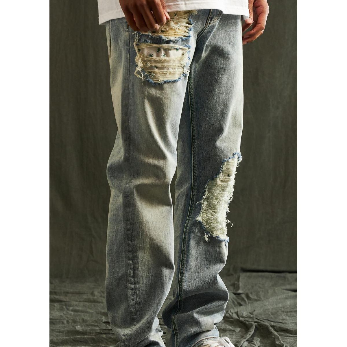 Embellish Gaskarth Light Stone Denim Jeans (EMBFALL123-039)