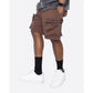 EPTM Combat Shorts in Brown, featuring durable fabric and functional pockets