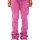 Doctrine Dagger Stacked Joggers - Purple