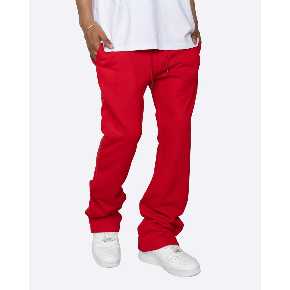 EPTM French Terry Flare Pants - Red (EP11000)