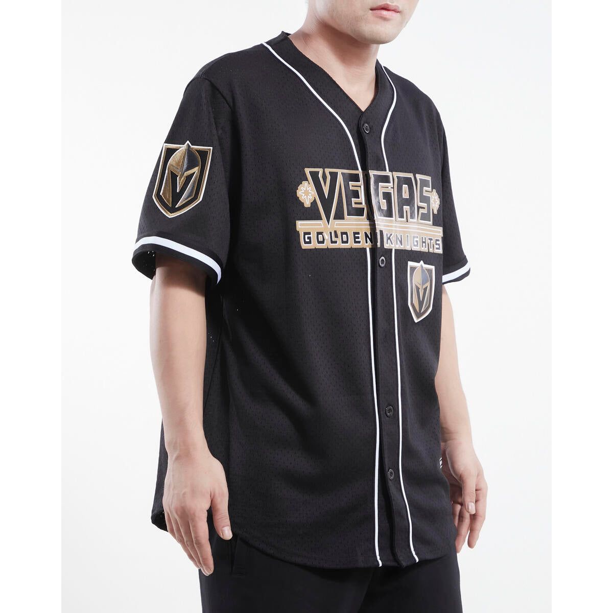 Pro Standard Vegas Golden Knights Mesh Button Up Jersey