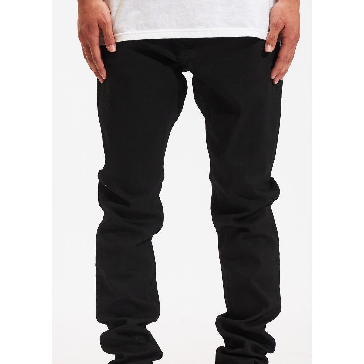 Crysp Denim Atlantic Regular Black Denim Jeans (CRYSPHOL23-13)