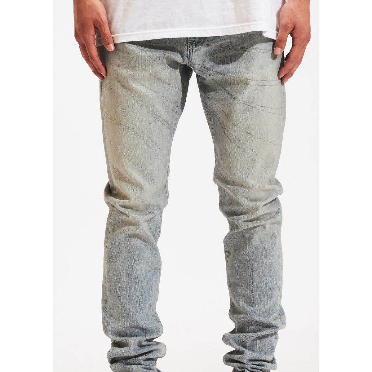 Crysp Denim Atlantic Stone Stitch Denim Jeans (CRYSPHOL23-16)