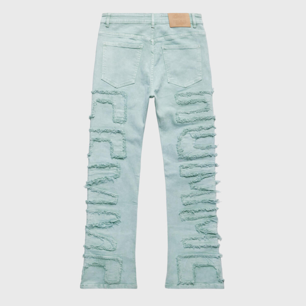 Homme Femme Twilight Green Denim Jeans