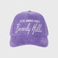 Homme Femme "Hotel" Corduroy Hat - Purple