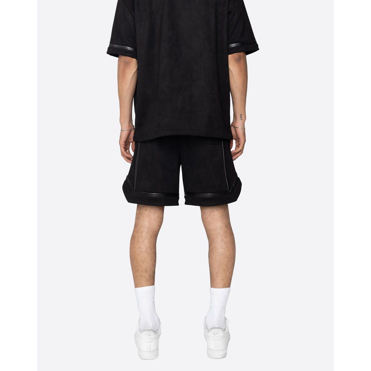  EPTM Delta Cargo Shorts in black, back view, featuring pockets and comfortable fit