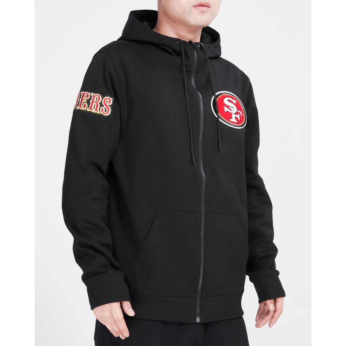 Pro Standard San Francisco 49ers Classic Logo Zipper Hoodie Black FS45410177 BLK