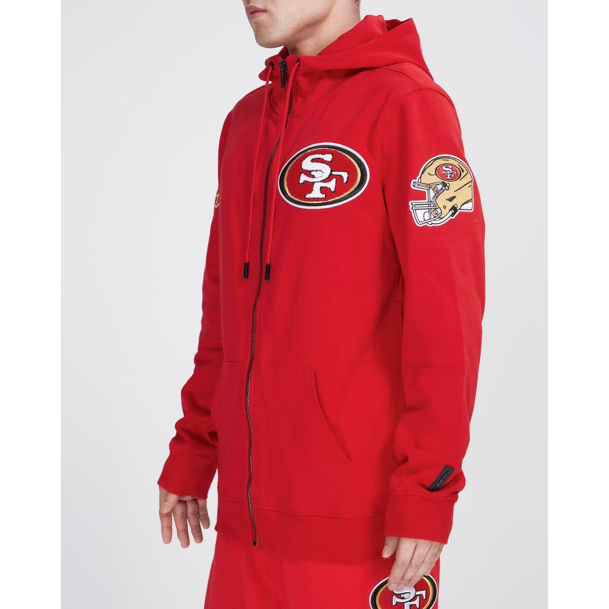 Pro Standard San Francisco 49ers Classic Logo Zipper Hoodie - Red (FS45410177-RED)