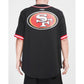 Pro Standard San Francisco 49ers Classic Mesh Button Up Jersey - Black/Red (FS41410077-BKR)