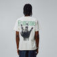 Homme + Femme "Twisted Fingers" Cream Tee - Green
