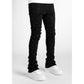 Guapi All Black Embellished Denim Jeans