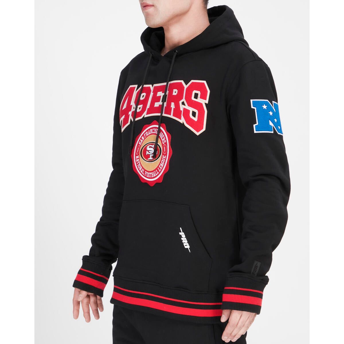 49ers hoodie online black