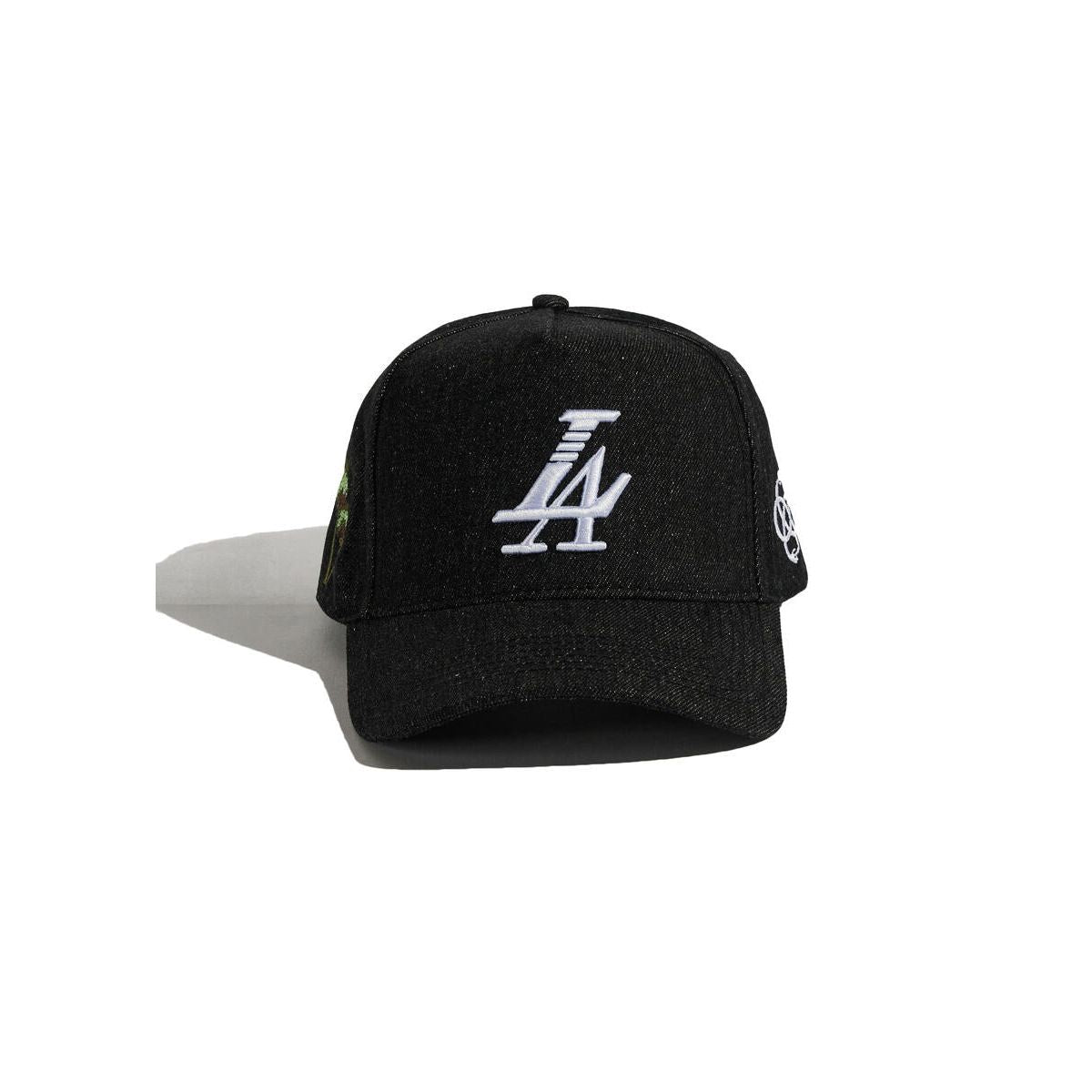 Reference "Paradise LA" Snapback Hat - Black Denim