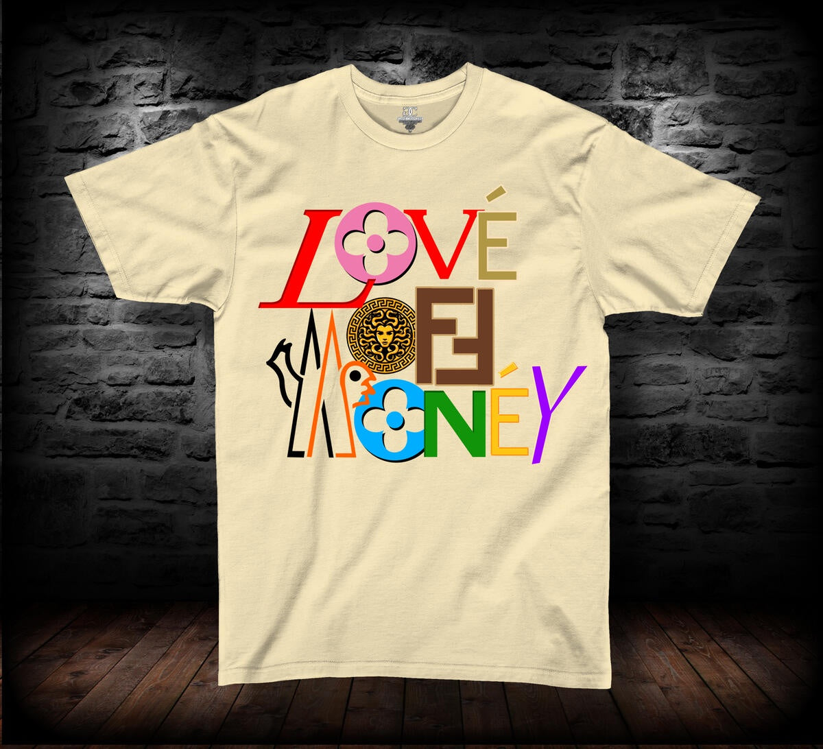 Game Changers Love Money Cream Tee - stylish and comfortable graphic t-shirt for men