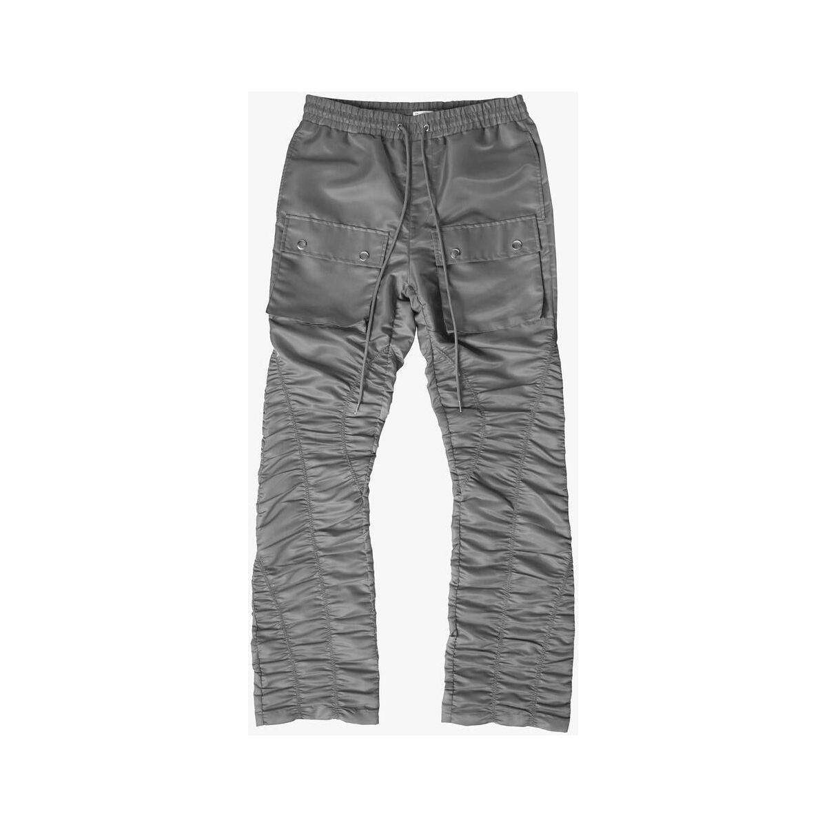 EPTM Ruched Flare Pants - Charcoal (EP11227)