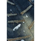Valabasas "Saber" Dark Blue Stacked Flare Denim Jeans