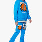 Valabasas Mute Hoodie & Jogger Set in Blue, a comfortable and stylish outfit for lounging or working out