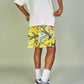 Politics "Branches" Mesh Shorts - Yellow