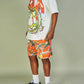 Politics "Branches" Mesh Shorts - Orange