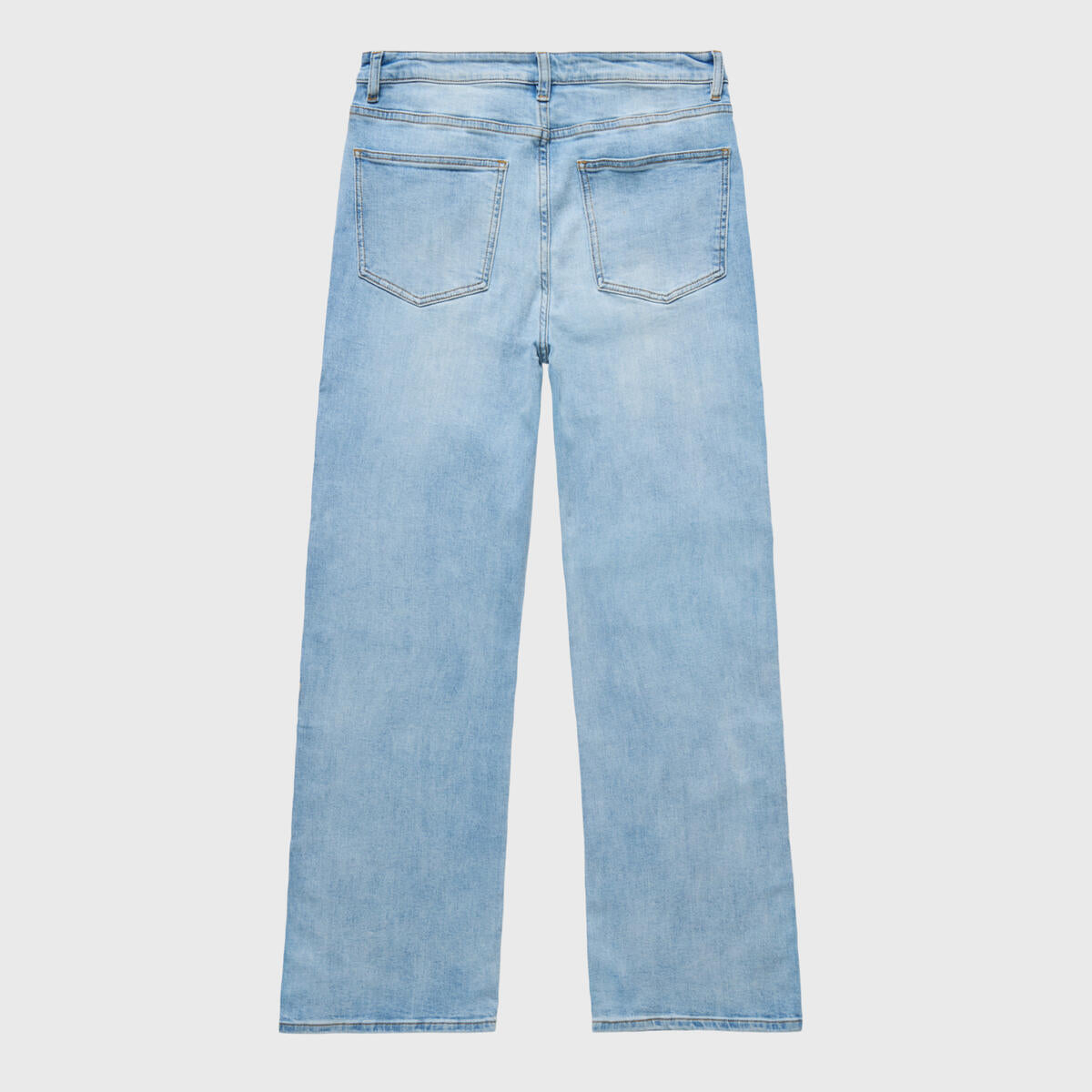  Close-up of distressed details on Homme + Femme Bunny Denim Jeans - Blue