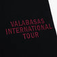 Valabasas Journey Black/Red Oversized Tee - a stylish and comfortable fashion statement